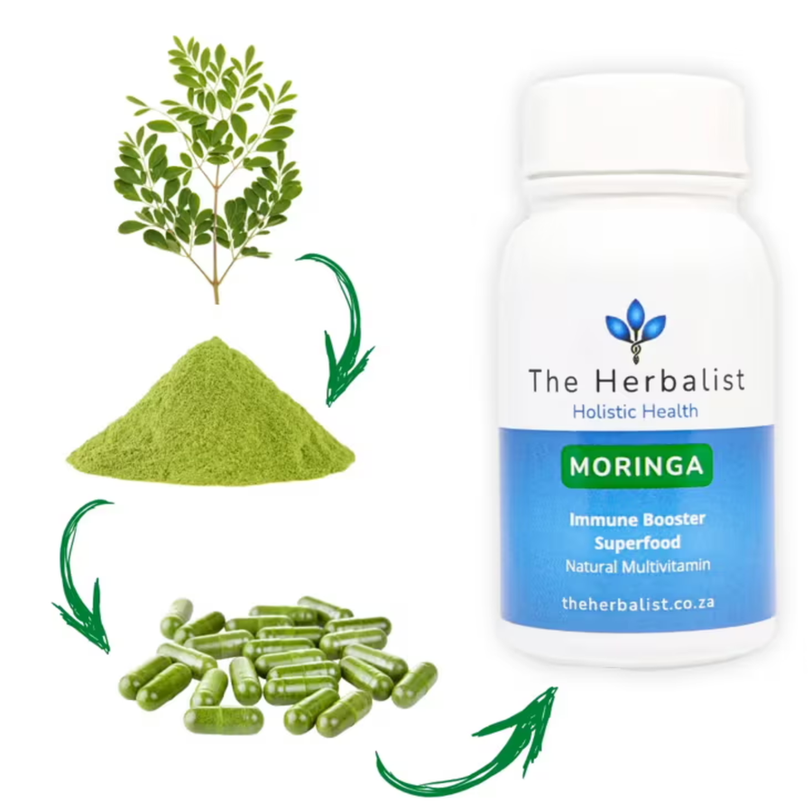Moringa - The Herbalist - The Power of Pure Green - 60 Caps