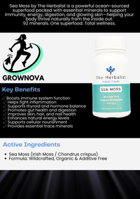 Sea Moss - The Herbalist - Minerals for Life - 60 Caps