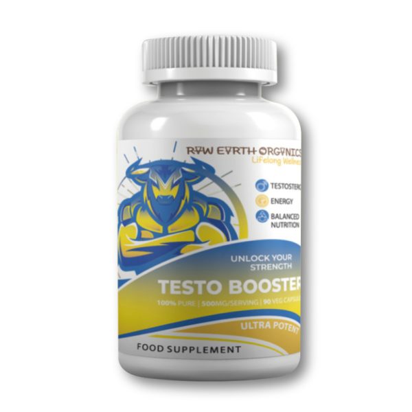 Testo Booster - Raw Earth Organics - 90 Caps