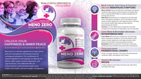 Meno Zero - Raw Eath Organics - 90 Caps